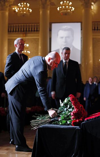 Russia Politican Zhirinovsky Death