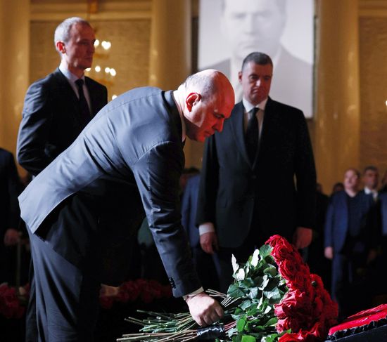 Russia Politican Zhirinovsky Death