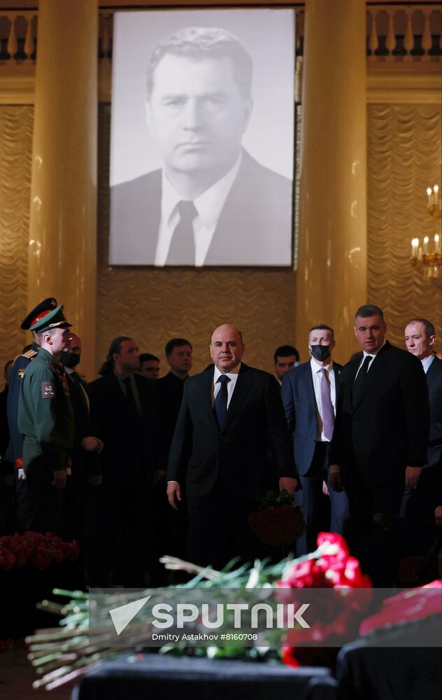 Russia Politican Zhirinovsky Death
