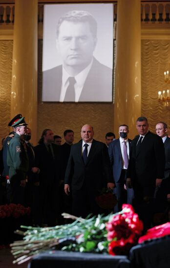 Russia Politican Zhirinovsky Death