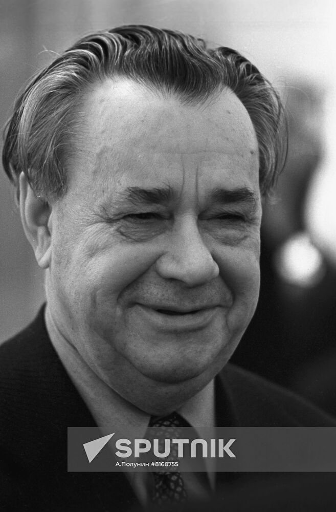 USSR Minister of Foreign Trade Nikolai Patolichev