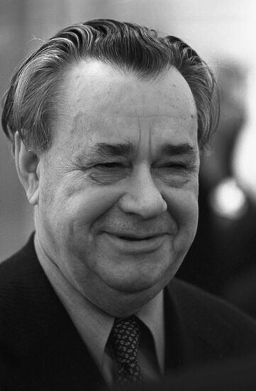 USSR Minister of Foreign Trade Nikolai Patolichev