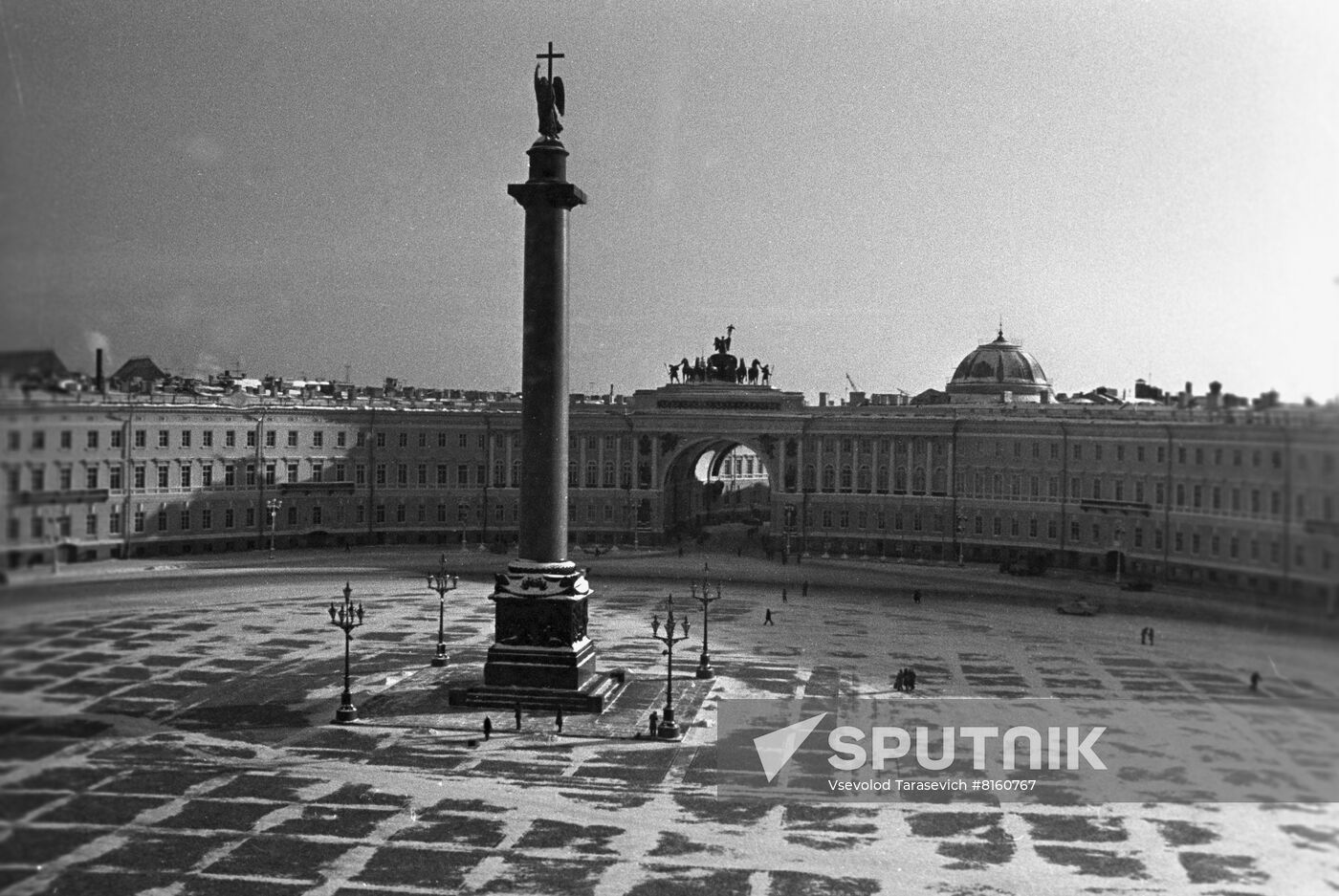 Palace Square in Leningrad