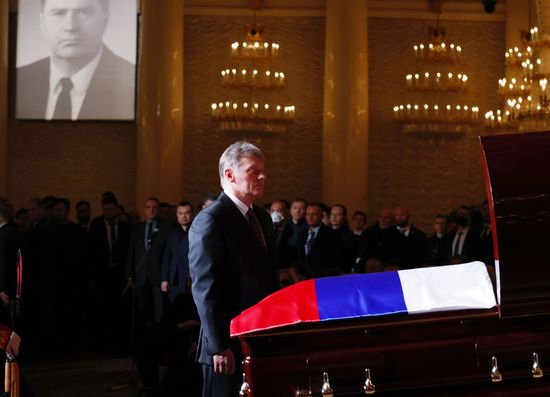 Russia Politican Zhirinovsky Death
