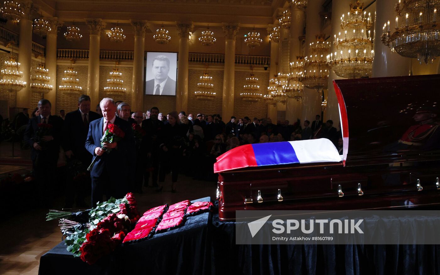 Russia Politican Zhirinovsky Death