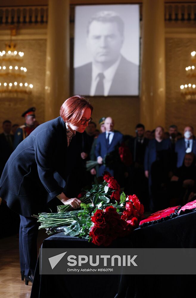 Russia Politican Zhirinovsky Death