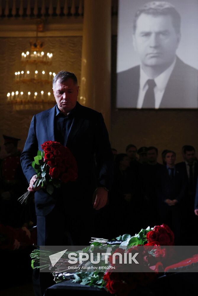 Russia Politican Zhirinovsky Death