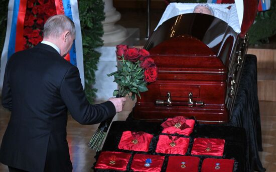 Russia Politican Zhirinovsky Death