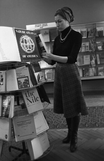 Man and Biosphere book and magazine exhibition at Lenin Library