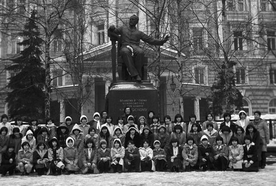 Japanese children's choir in Moscow