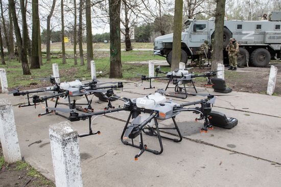 Ukraine Russia Military Operation UAV Capturing