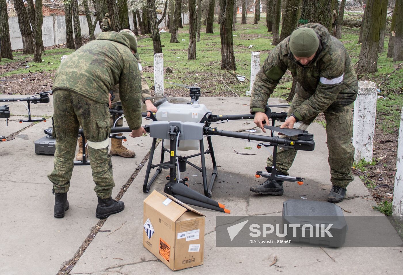 Ukraine Russia Military Operation UAV Capturing