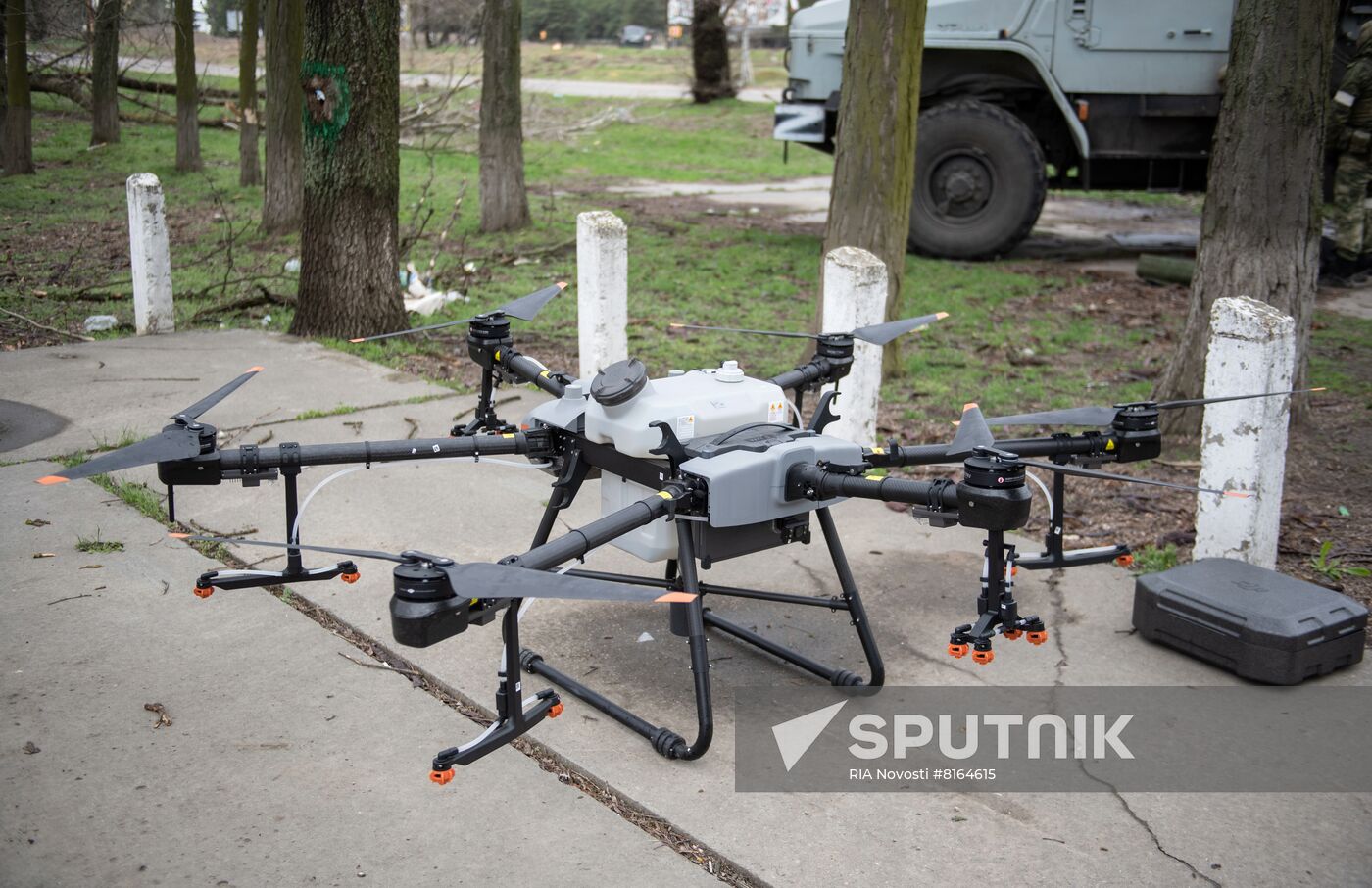 Ukraine Russia Military Operation UAV Capturing