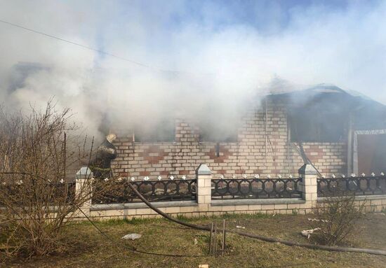 Russia Ukraine Military Operation Helicopter Strike