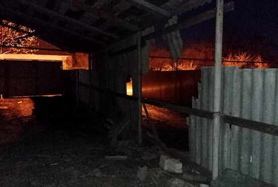 Russia Ukraine Military Operation Shelling
