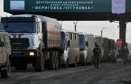 Russia Ukraine Military Operation Evacuation