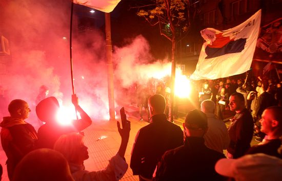 Serbia Russia Support Rally