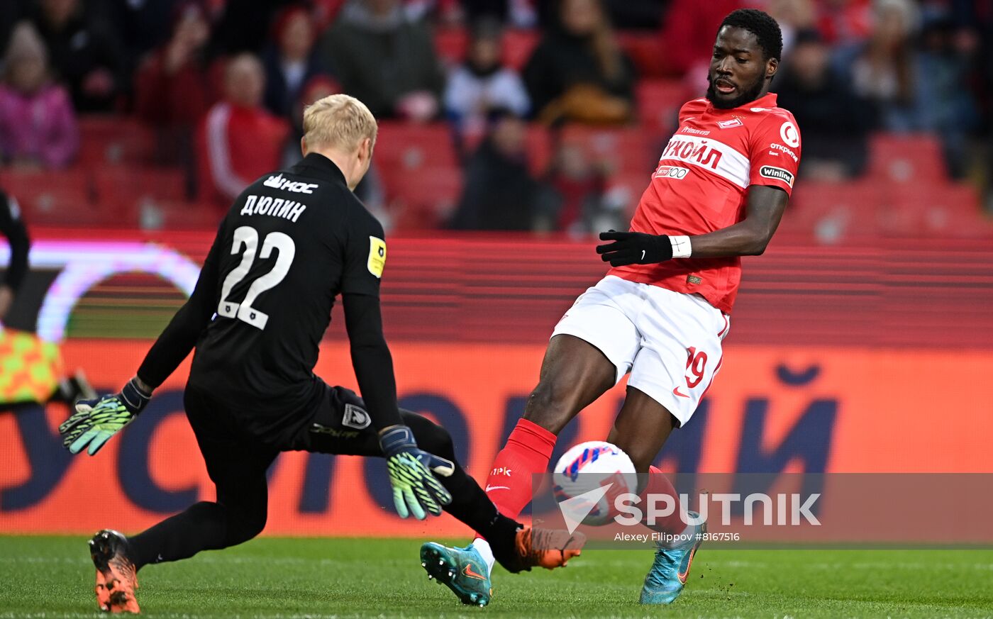 Russia Soccer Premier-League Spartak - Rubin