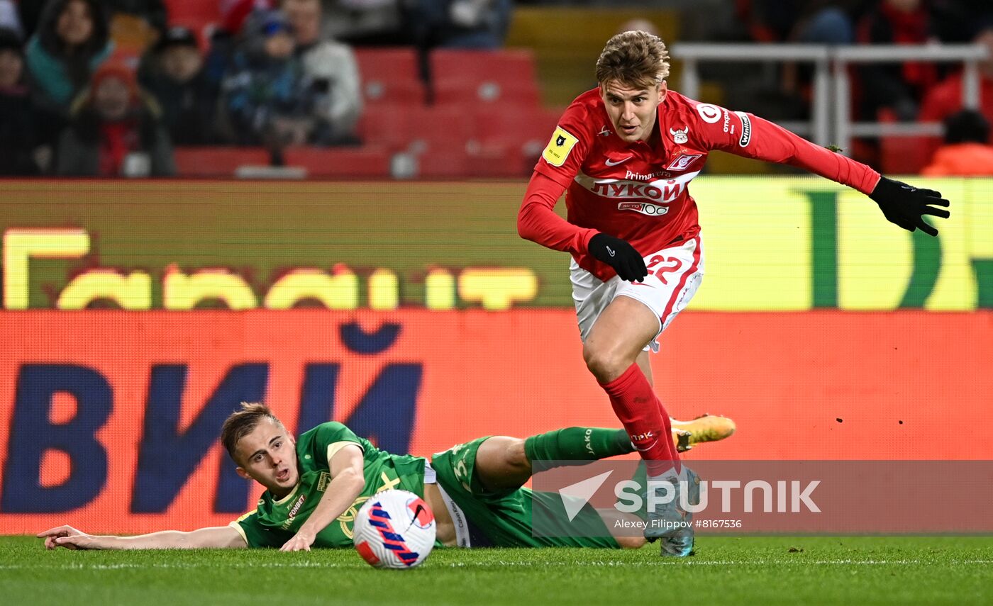 Russia Soccer Premier-League Spartak - Rubin