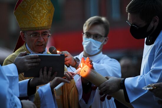 Russia Catholic Easter