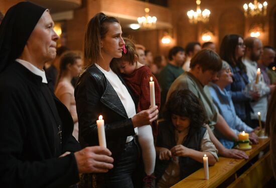 Russia Catholic Easter