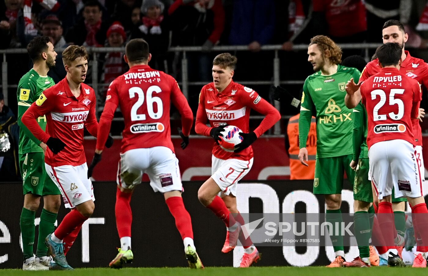 Russia Soccer Premier-League Spartak - Rubin