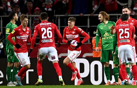 Russia Soccer Premier-League Spartak - Rubin