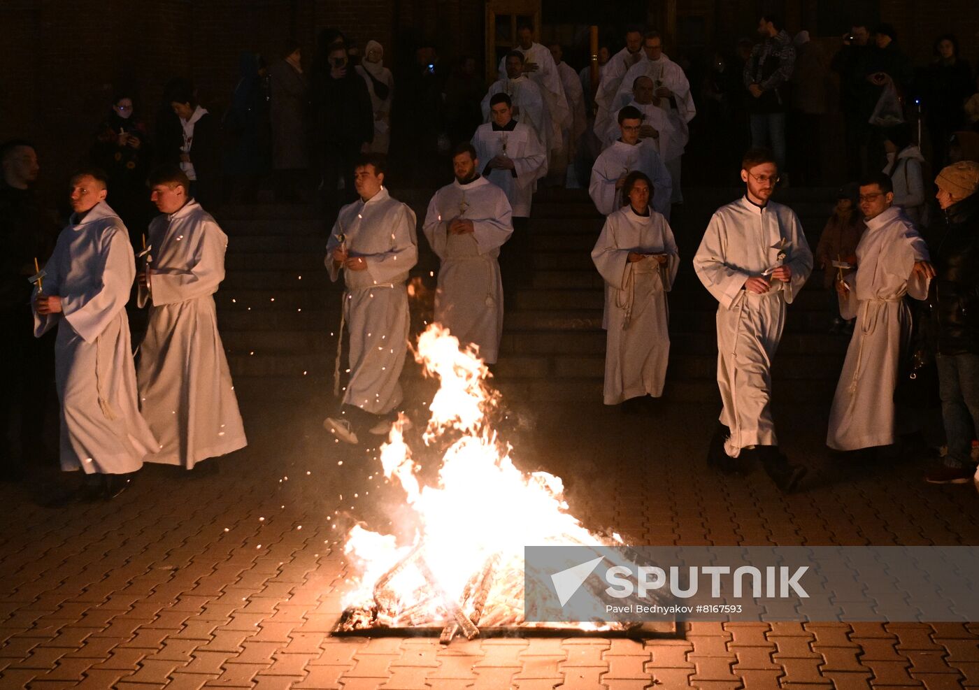 Russia Catholic Easter