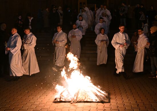 Russia Catholic Easter