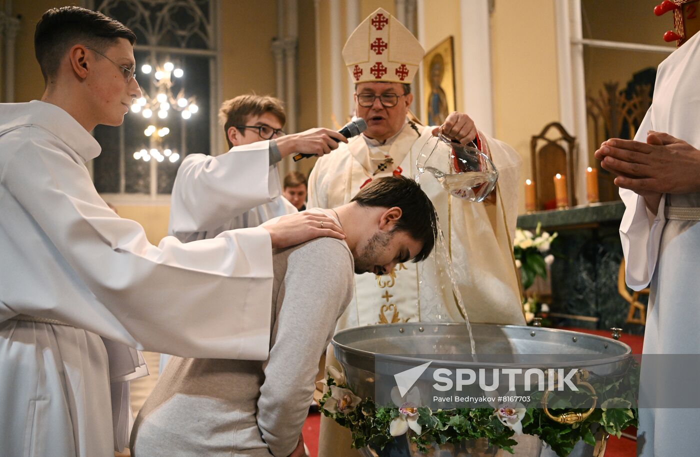 Russia Catholic Easter