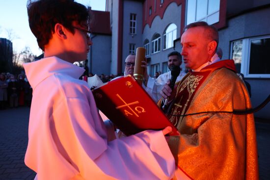 Russia Catholic Easter