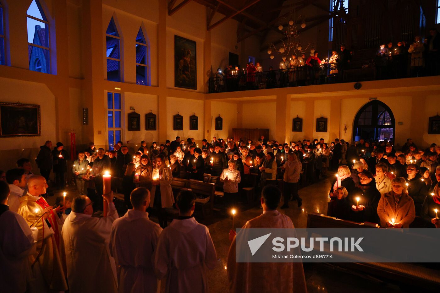 Russia Catholic Easter