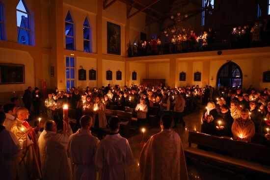 Russia Catholic Easter