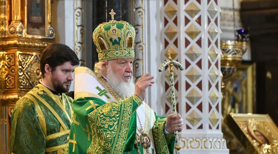 Russia Patriarch Palm Sunday