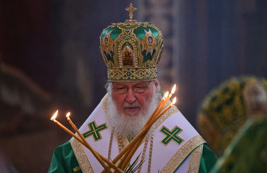 Russia Patriarch Palm Sunday