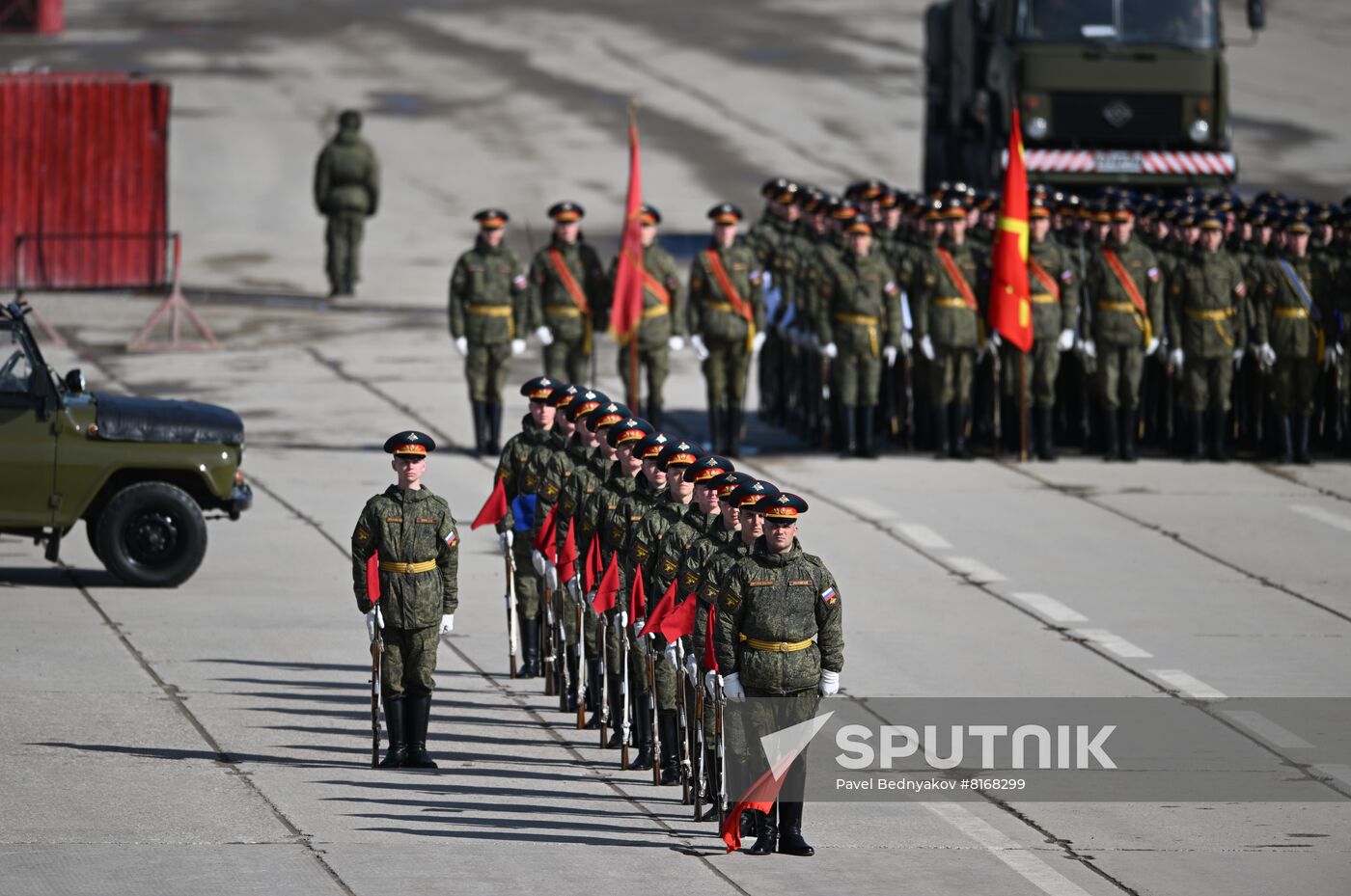 Russia WWII Victory Day Parade Rehearsal