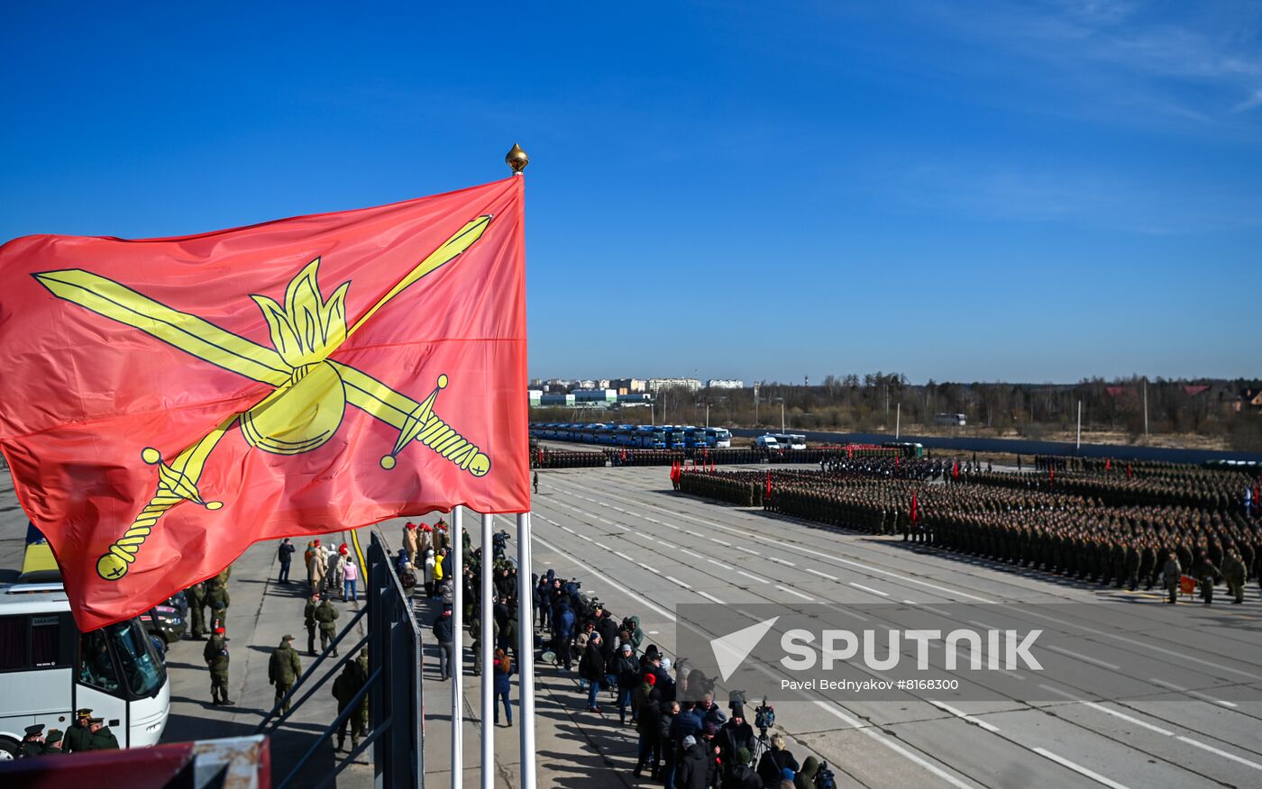 Russia WWII Victory Day Parade Rehearsal