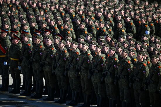 Russia WWII Victory Day Parade Rehearsal