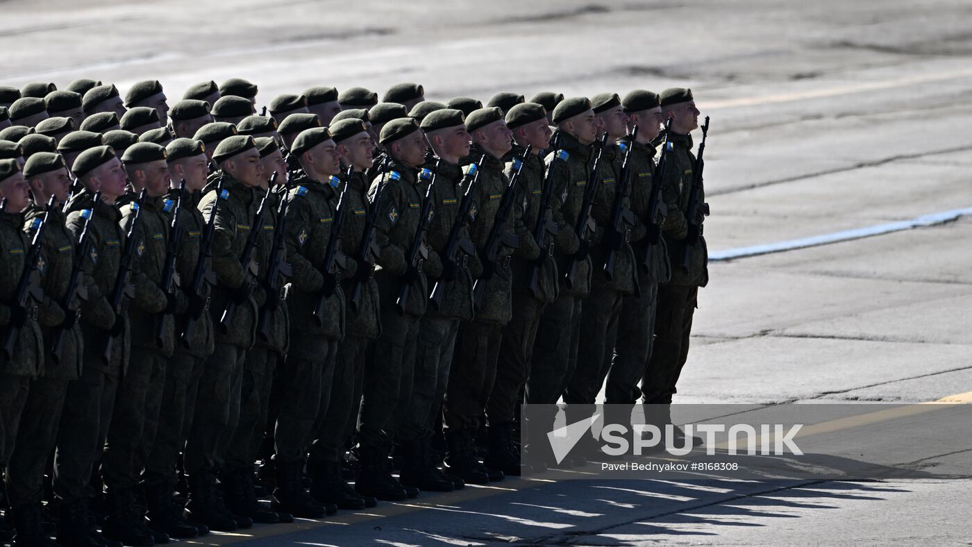 Russia WWII Victory Day Parade Rehearsal