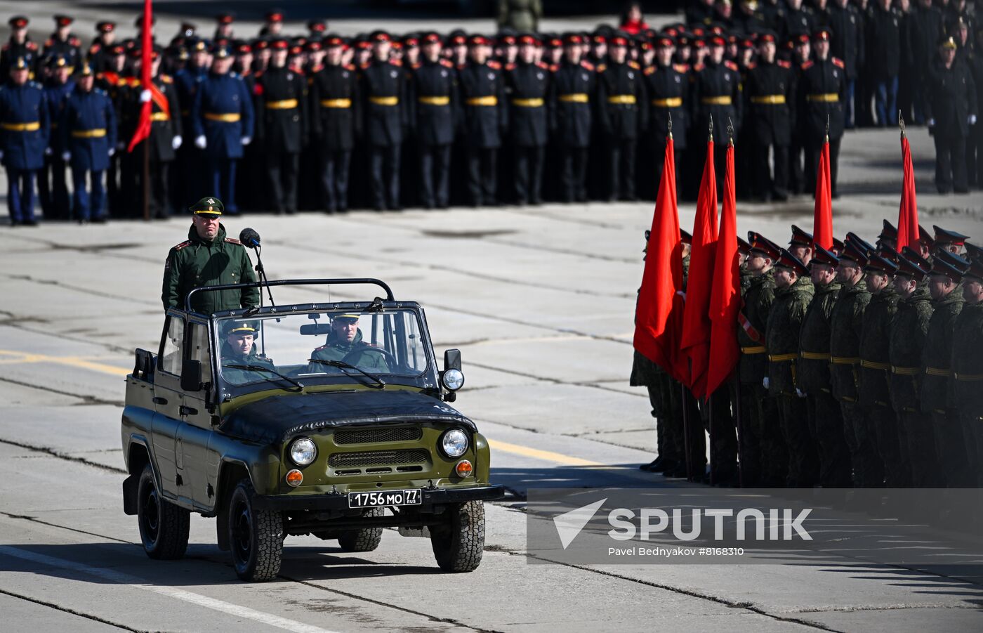 Russia WWII Victory Day Parade Rehearsal
