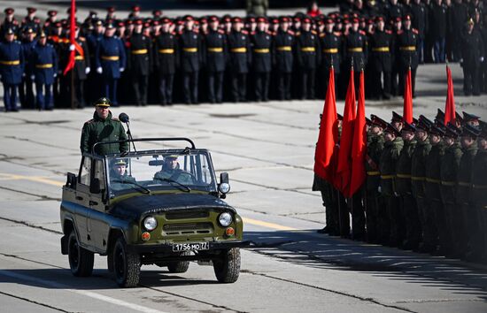 Russia WWII Victory Day Parade Rehearsal