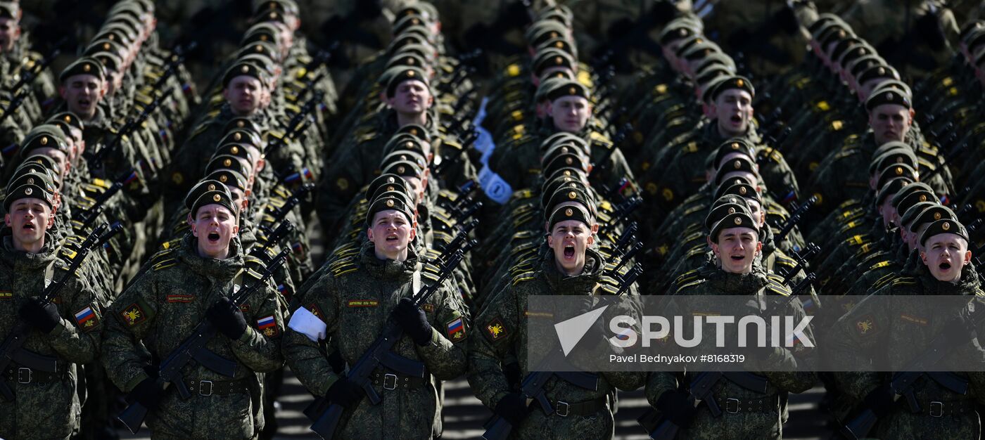 Russia WWII Victory Day Parade Rehearsal