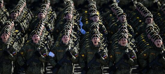 Russia WWII Victory Day Parade Rehearsal