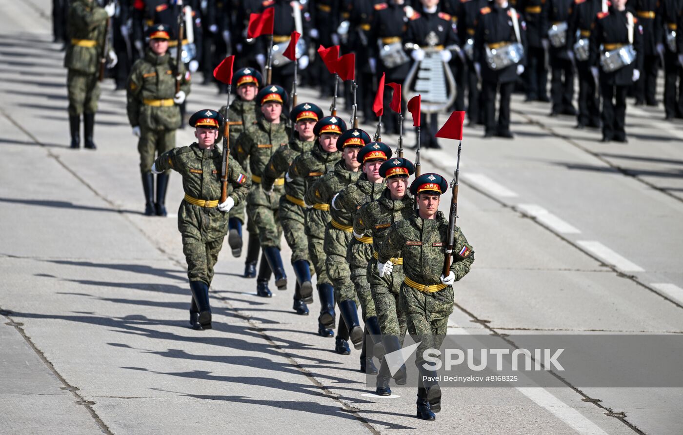 Russia WWII Victory Day Parade Rehearsal
