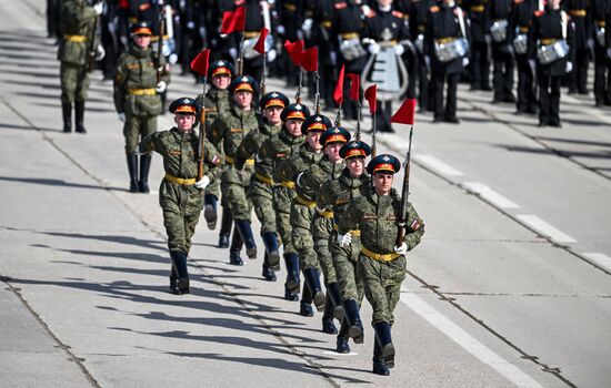 Russia WWII Victory Day Parade Rehearsal