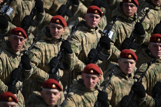 Russia WWII Victory Day Parade Rehearsal