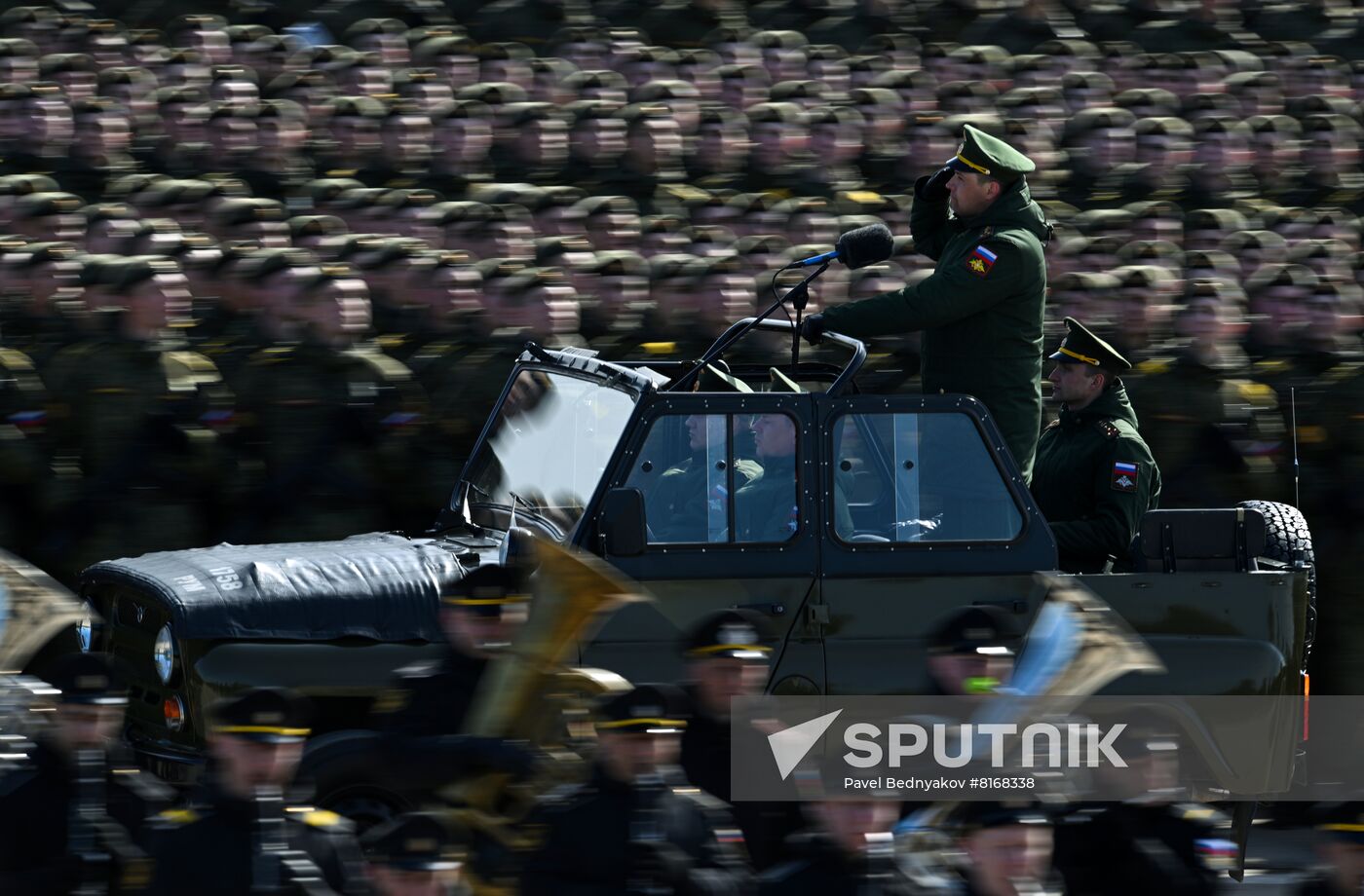 Russia WWII Victory Day Parade Rehearsal