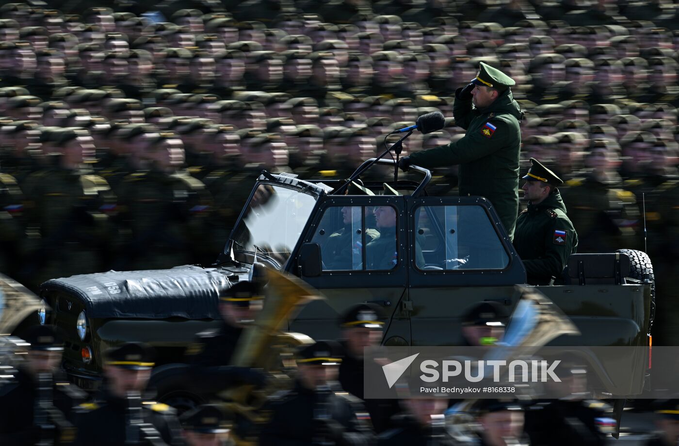 Russia WWII Victory Day Parade Rehearsal