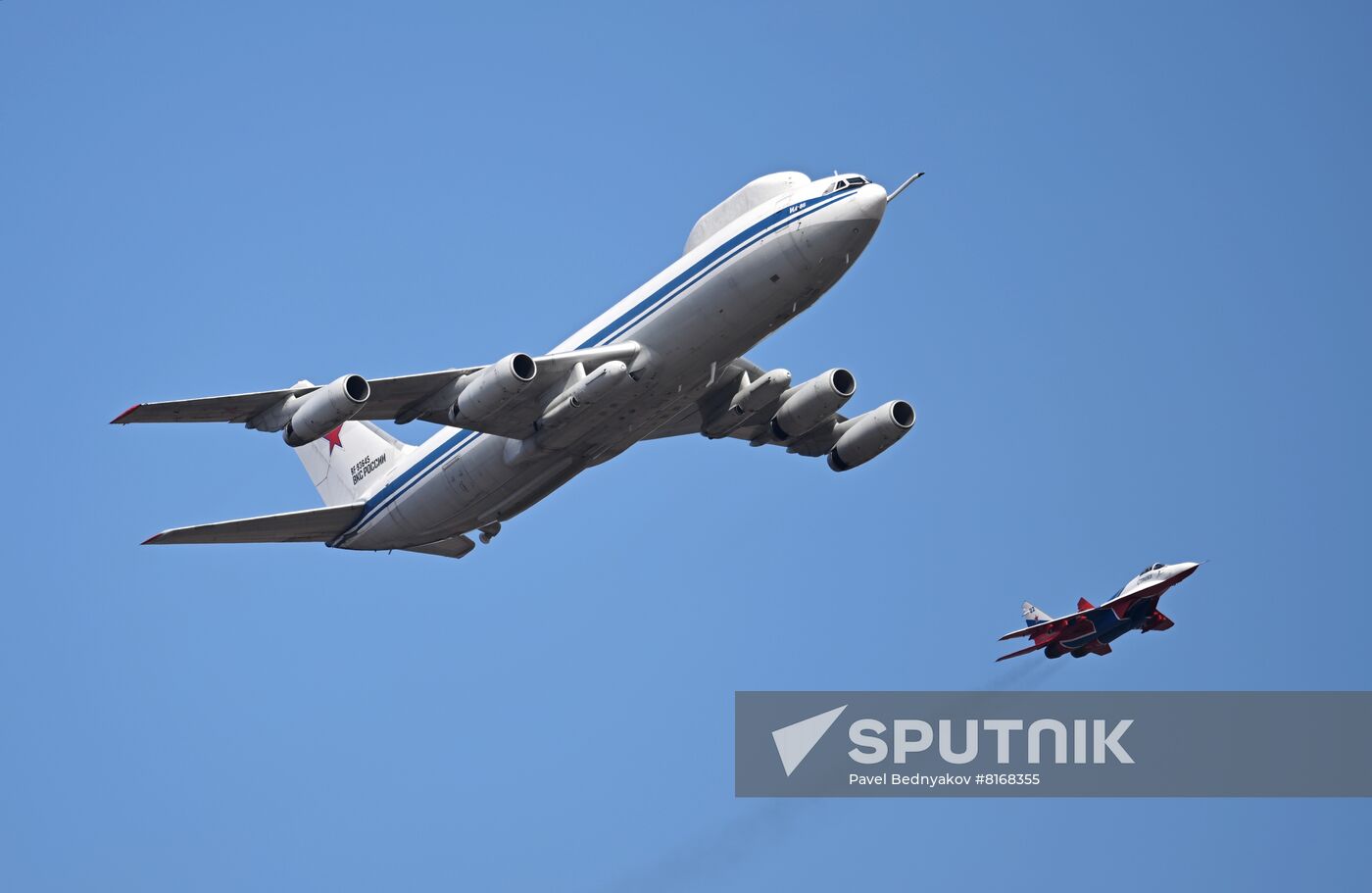 Russia Victory Day Parade Aerial Rehearsal