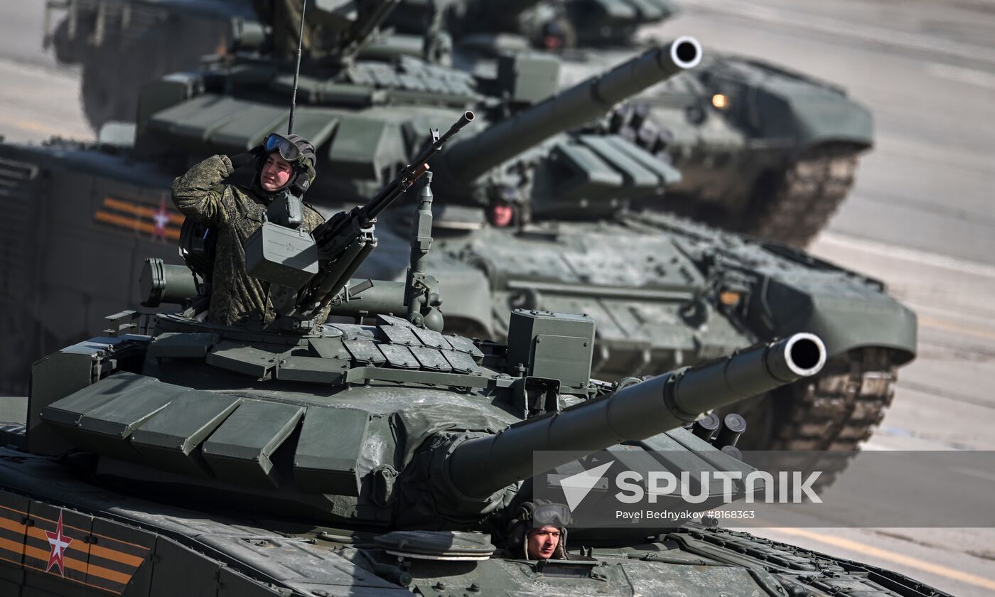 Russia WWII Victory Day Parade Rehearsal